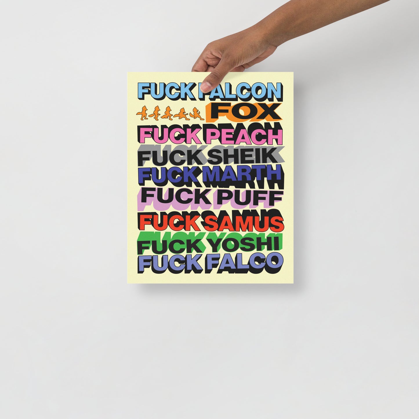 F**K MELEE - FOX (print)