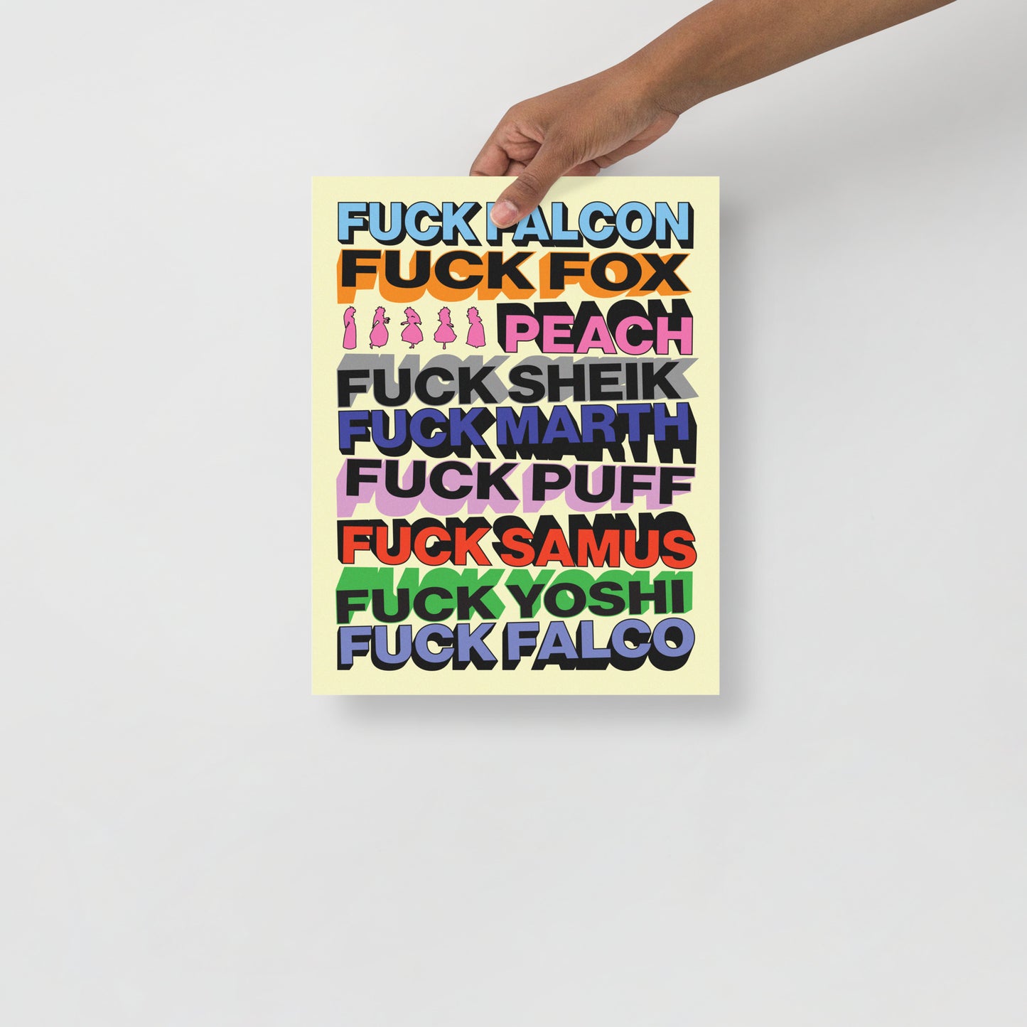 F**K MELEE - PEACH (print)