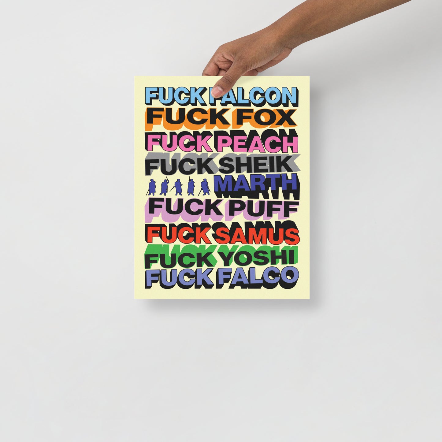 F**K MELEE - MARTH (print)