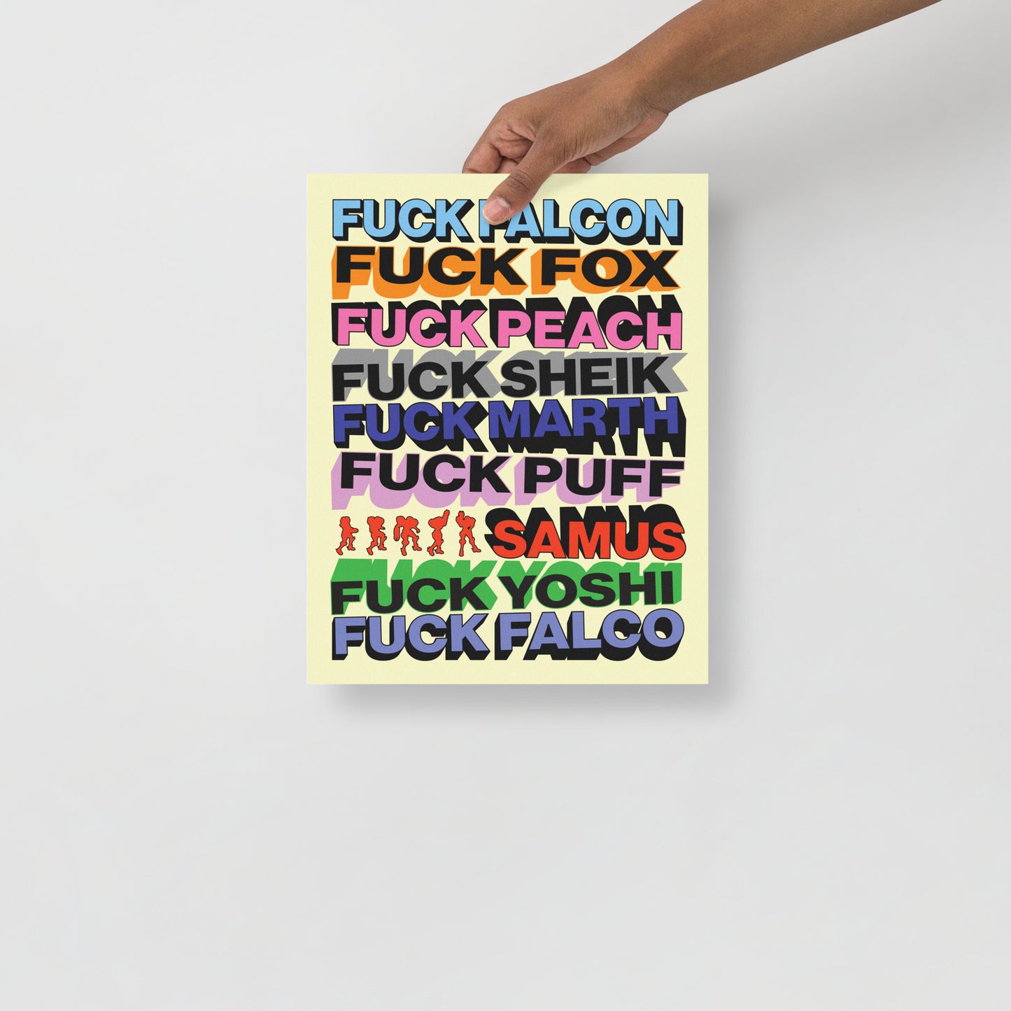 F**K MELEE - SAMUS (print)