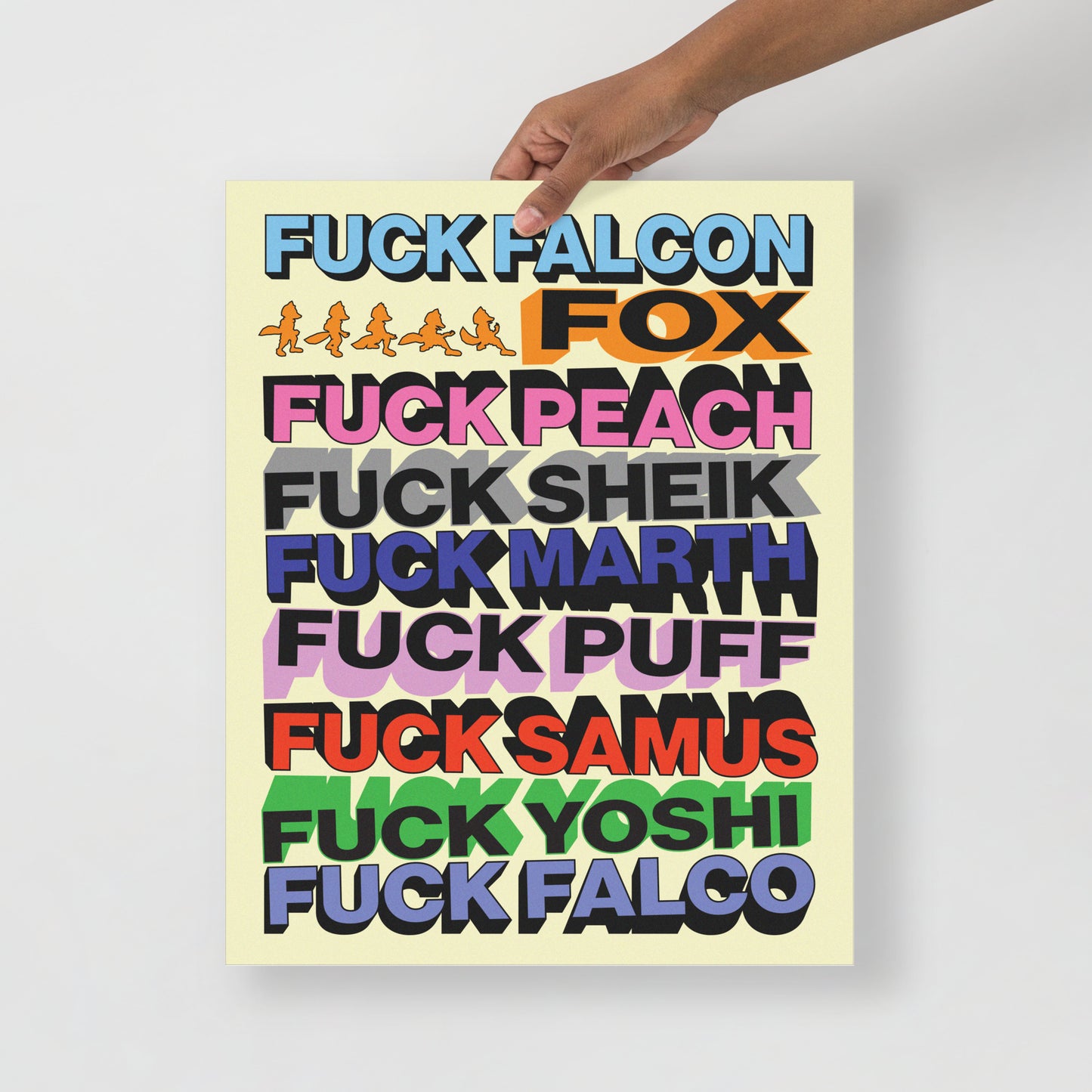 F**K MELEE - FOX (print)