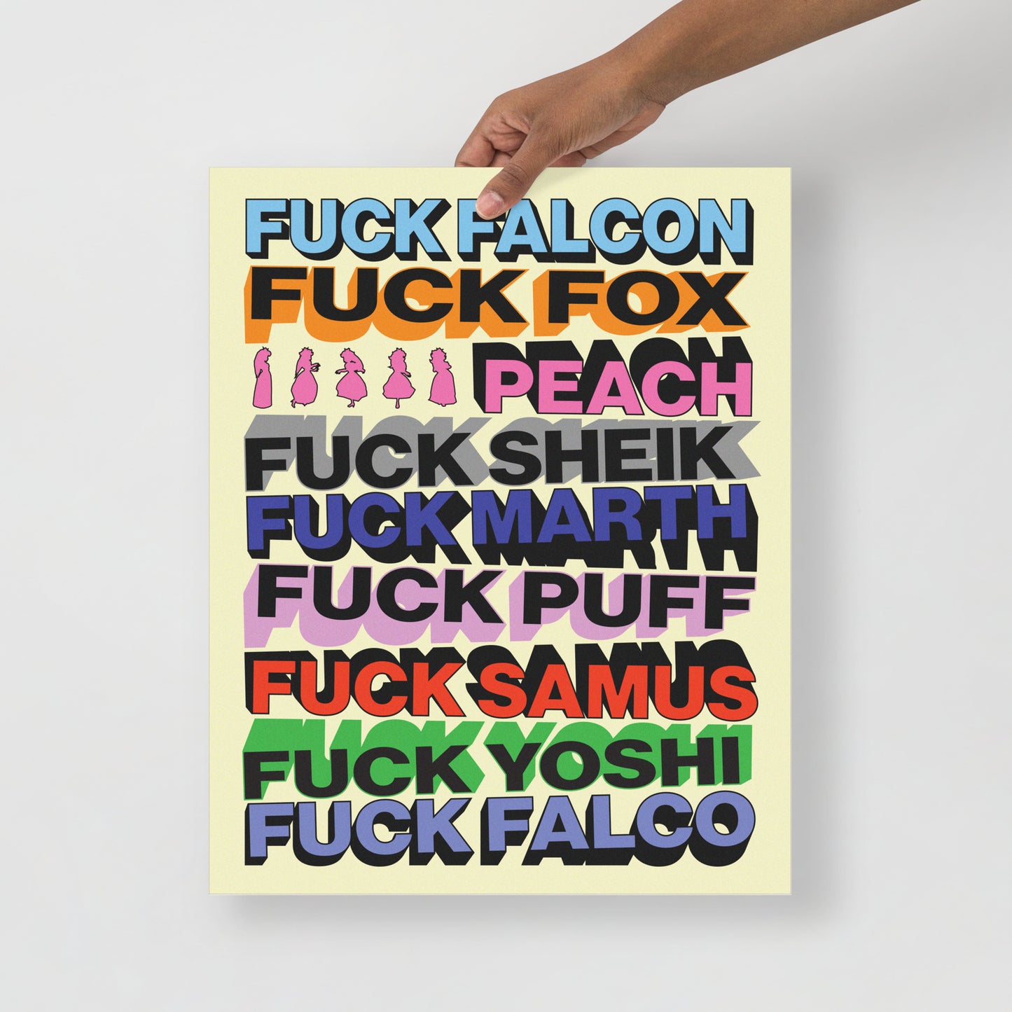 F**K MELEE - PEACH (print)