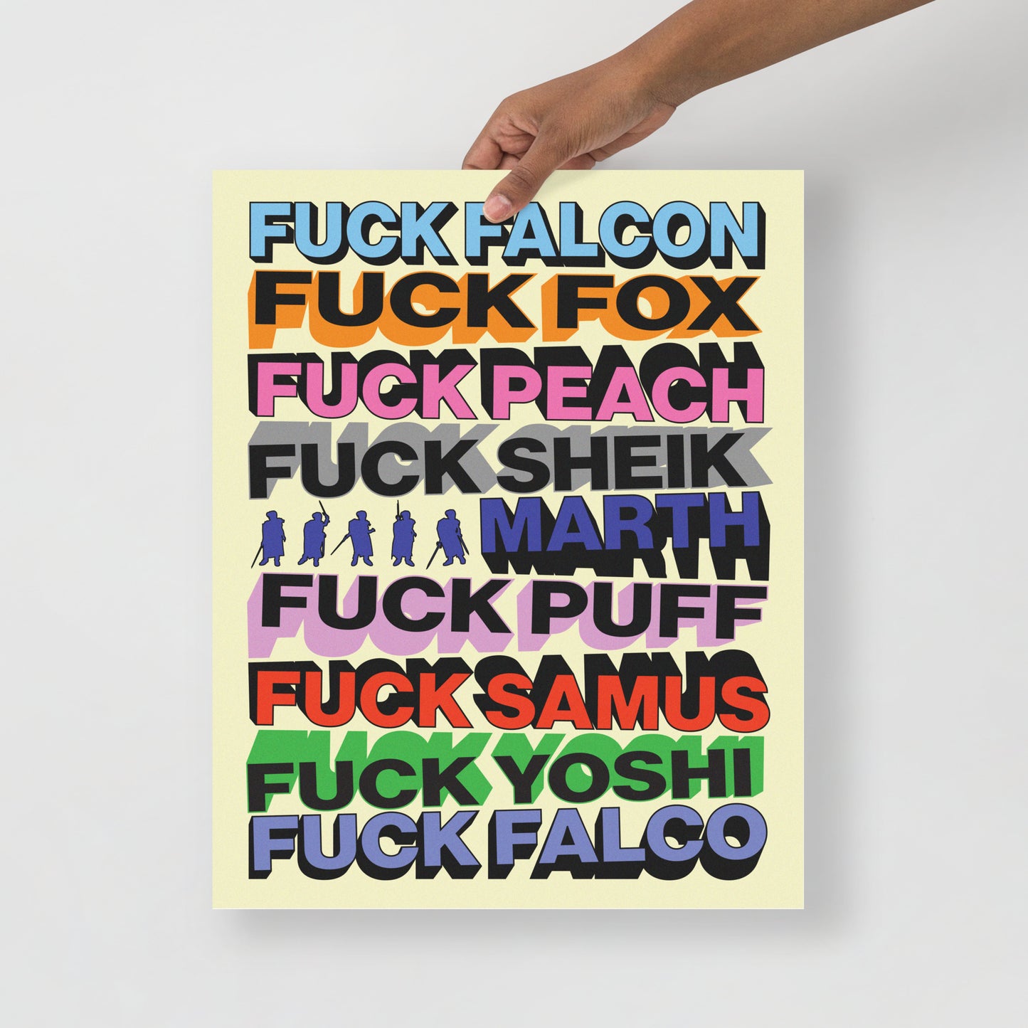F**K MELEE - MARTH (print)