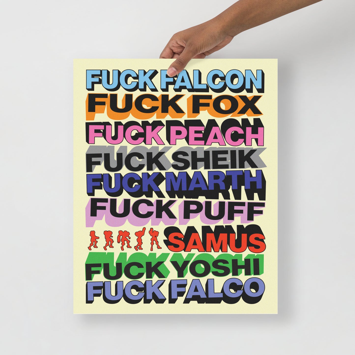F**K MELEE - SAMUS (print)