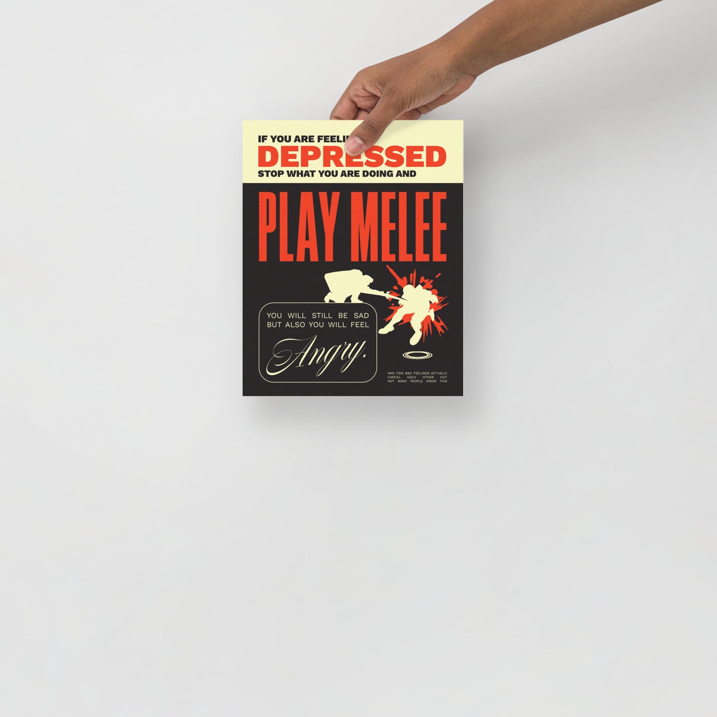 DEPRESSED MELEE (print)
