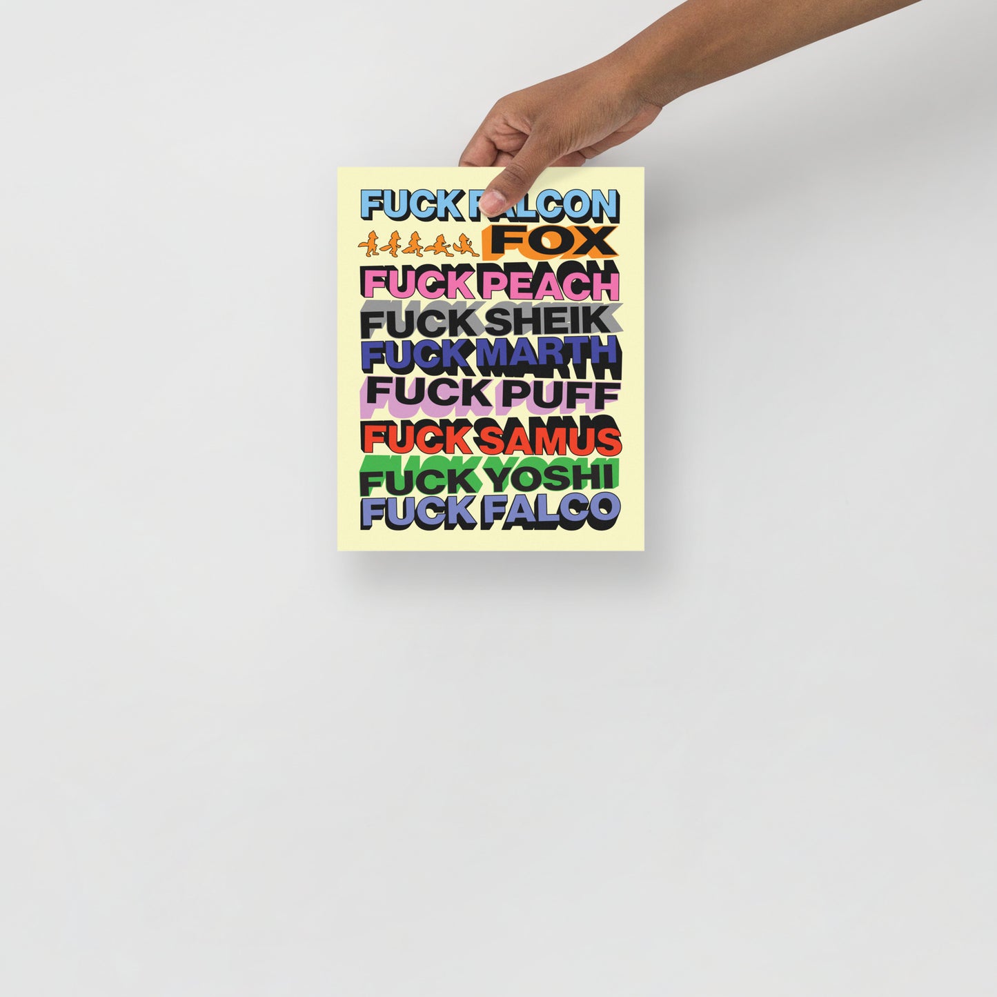 F**K MELEE - FOX (print)