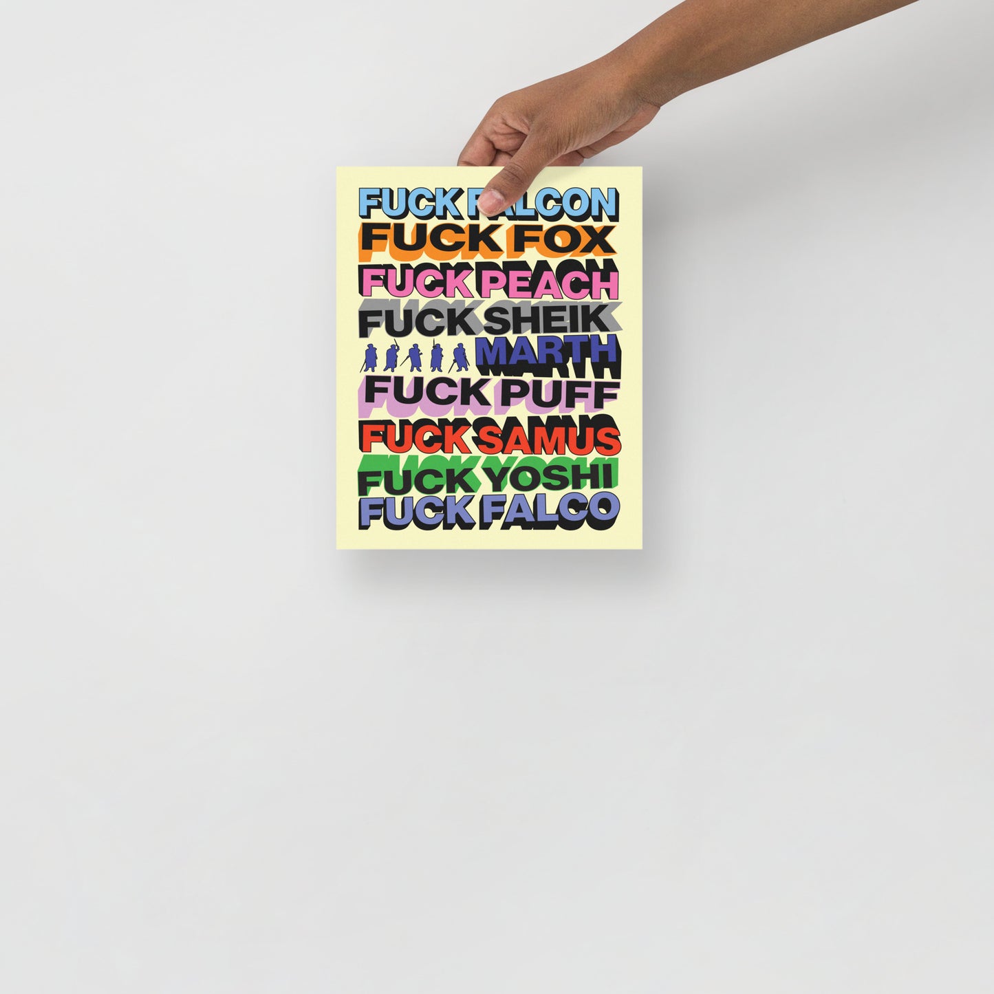 F**K MELEE - MARTH (print)