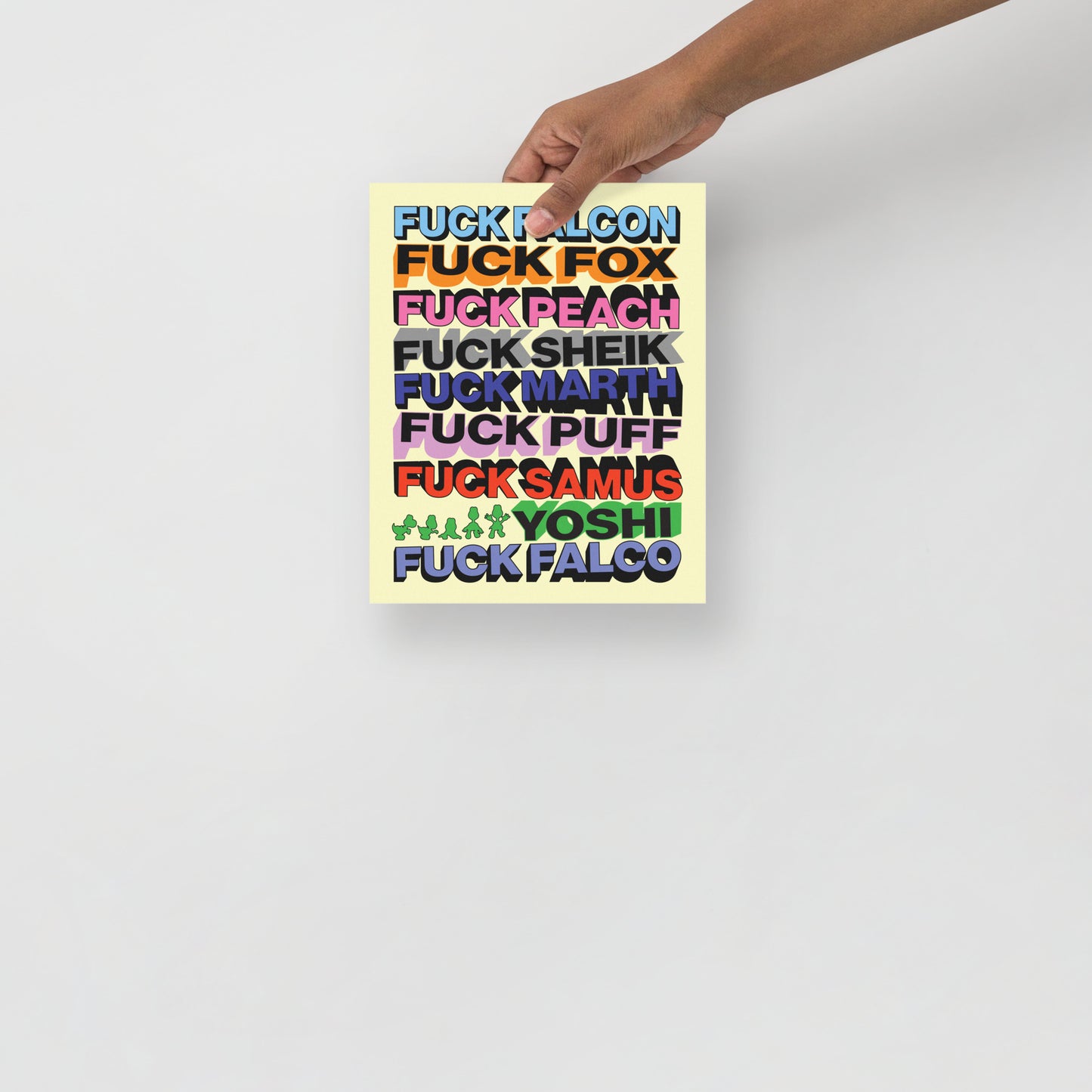 F**K MELEE - YOSHI (print)