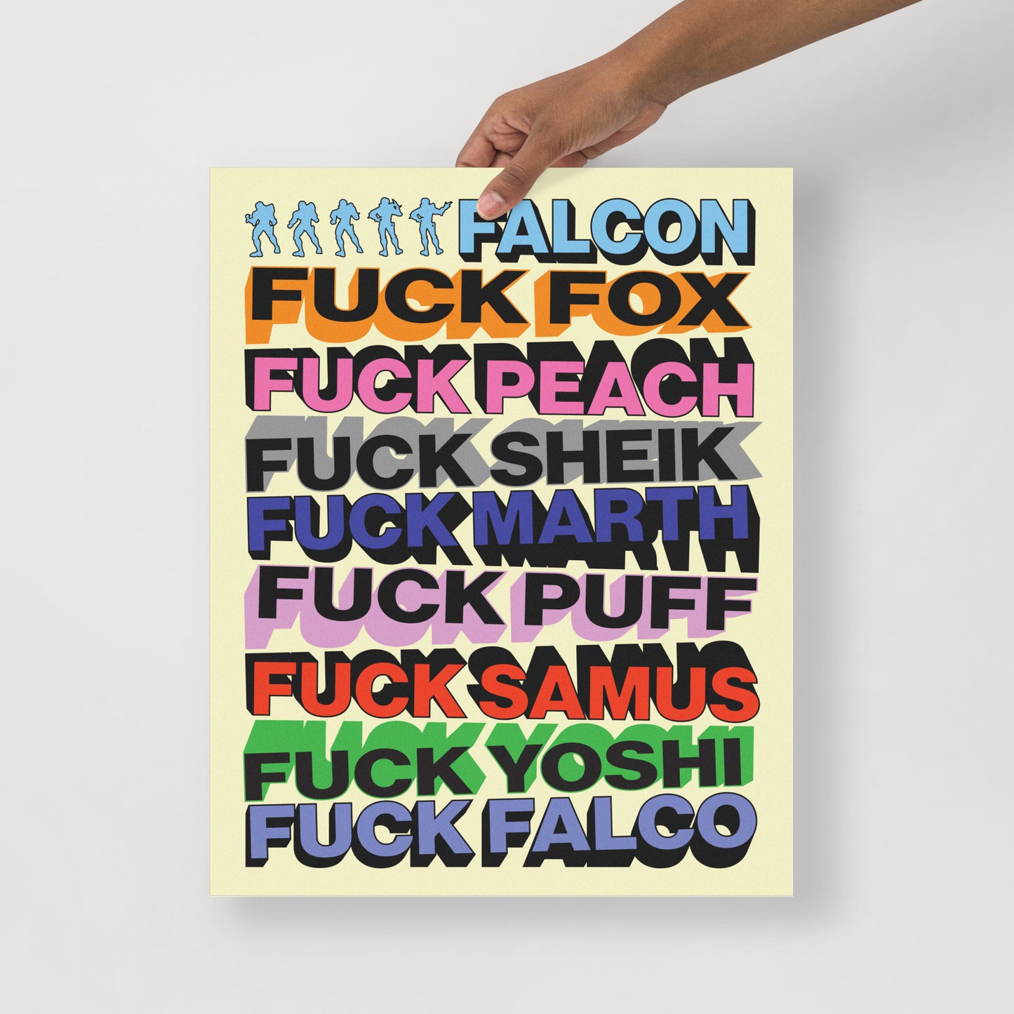 F**K MELEE - FALCON (print)